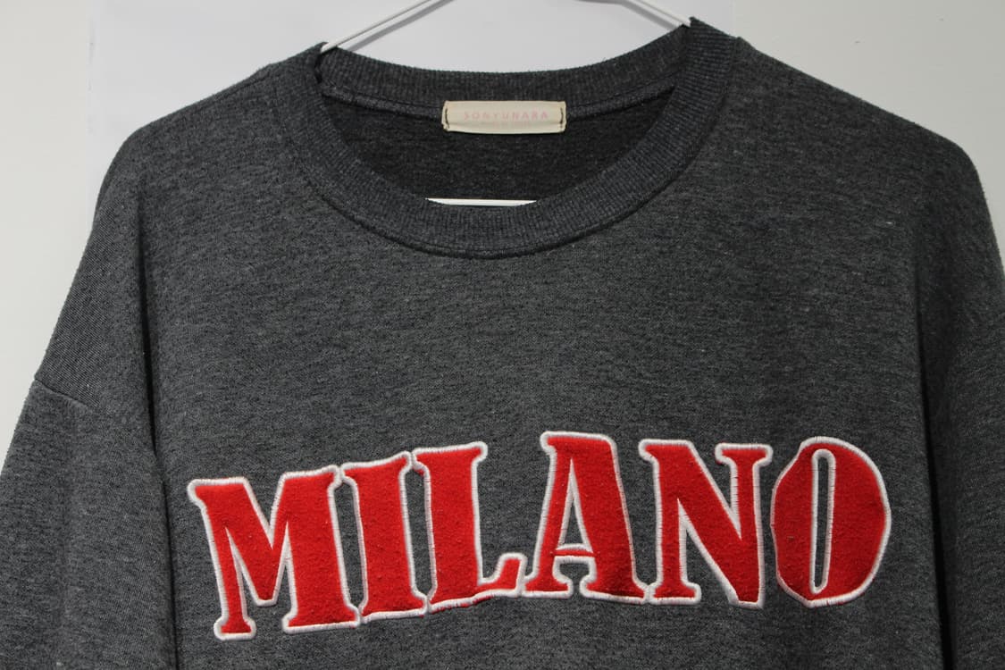 233. MILANO Italy 빈티지 레터링 맨투맨 상품이미지3