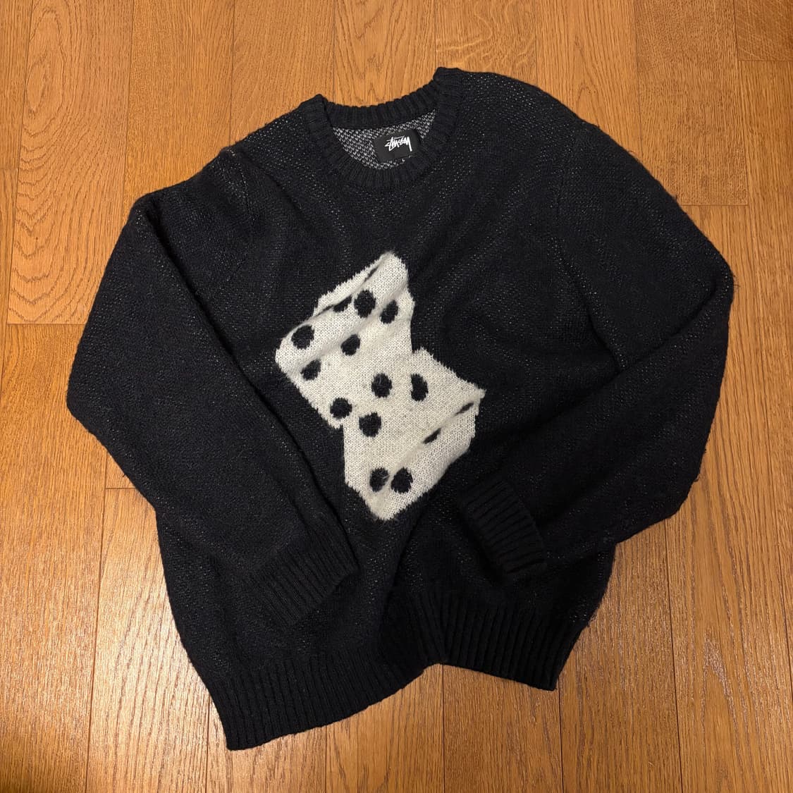 스투시 모헤어 블랙 니트 117097 상품이미지2