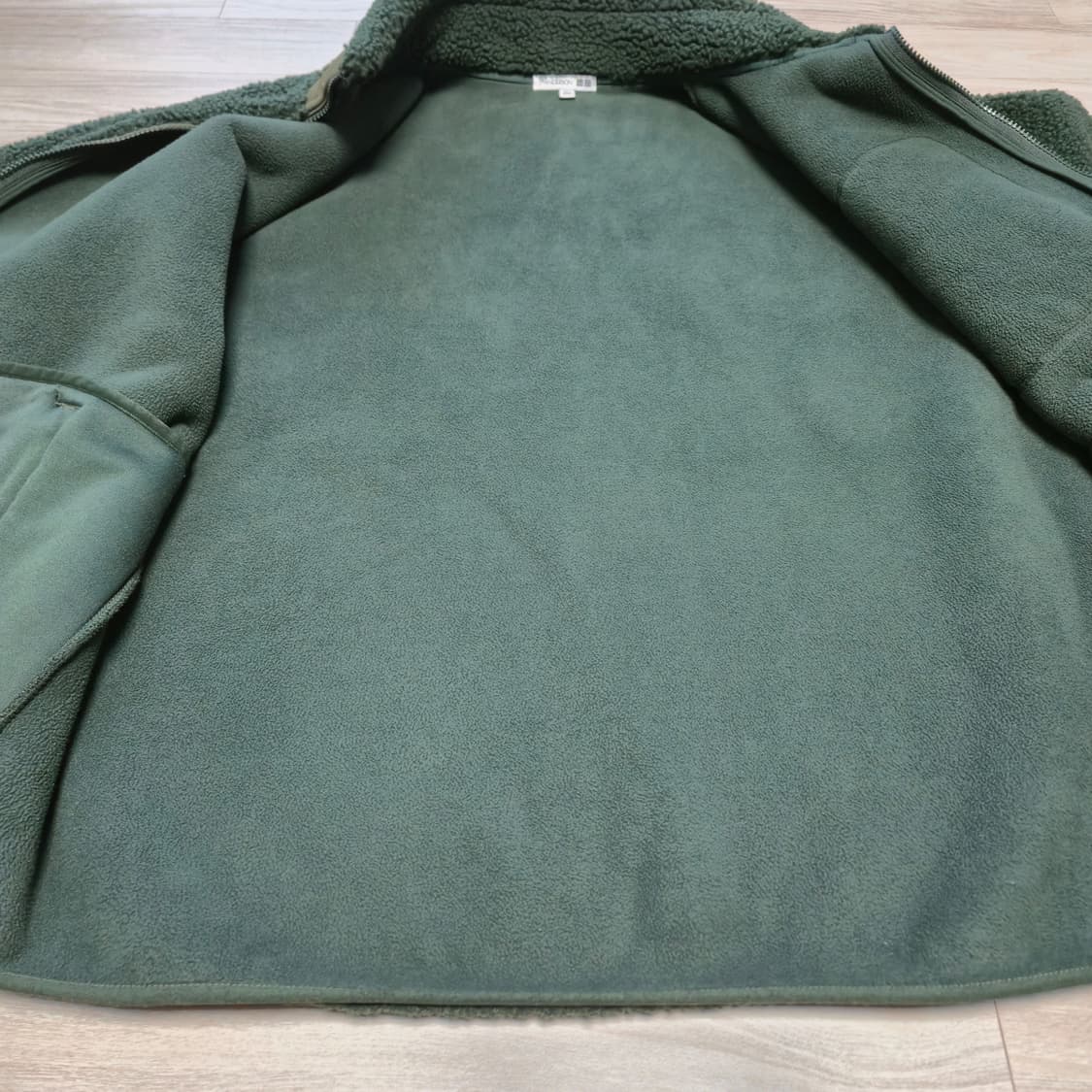 유니클로 / JW앤더슨 헤비후리스 다크그린 / 4XL 상품이미지8