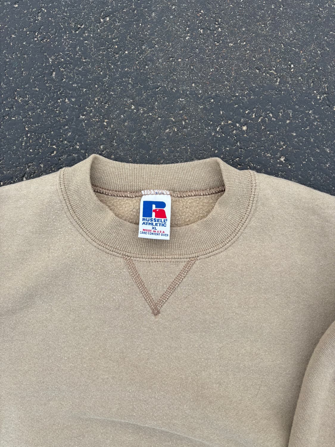 90's Russell 러셀 Sweatshirt Beige 상품이미지2
