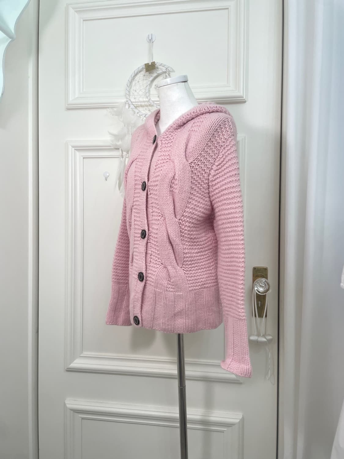 LAURA ASHLEY pink twist wool lovely card 상품이미지2