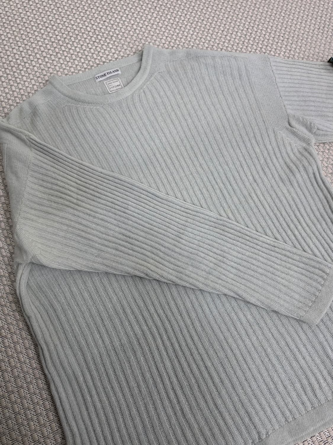 92/93 스톤 아일랜드 그린 엣지 민트, 울 오버사이즈 니트 상품이미지9