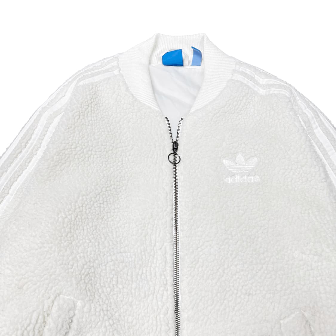 (S) 아디다스 삼선 뽀글이 후리스 봄버 자켓  상품이미지2