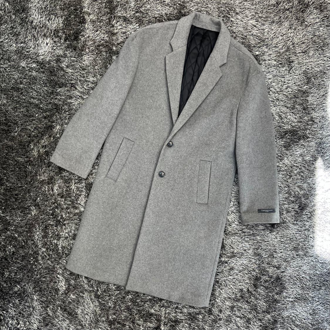 나우썸 남성 모직 울 캐시미어 코트(L) 상품이미지1
