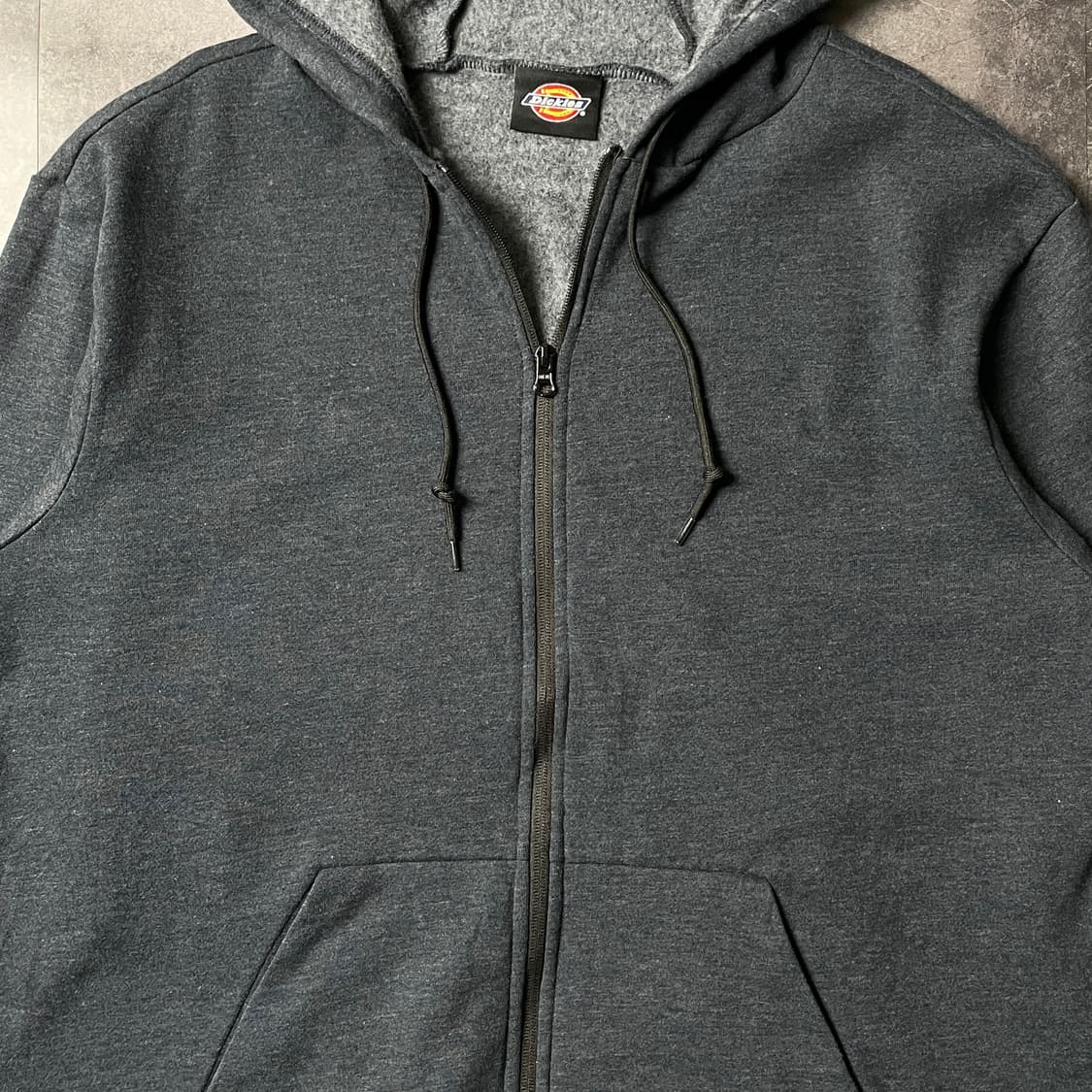 DICKIES 디키즈 빈티지 네이비 기모 후드 집업 A00869 상품이미지3