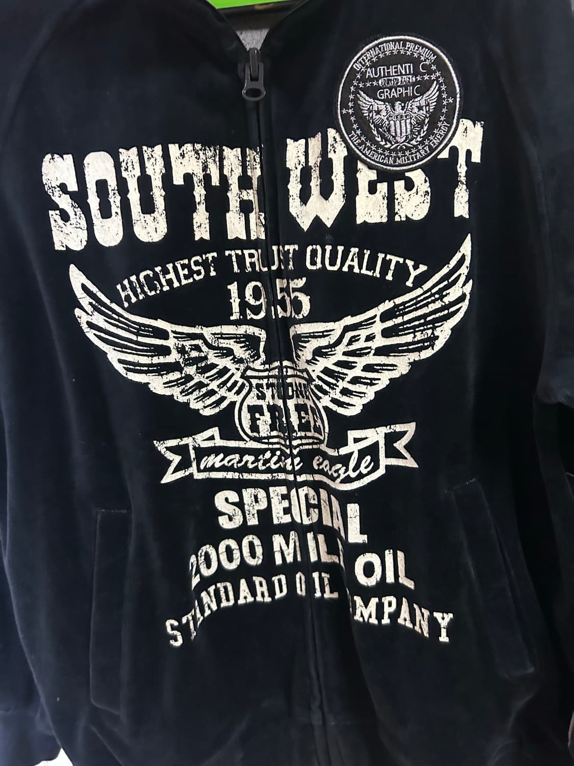 빈티지 y2k 져지 벨벳 상품이미지1