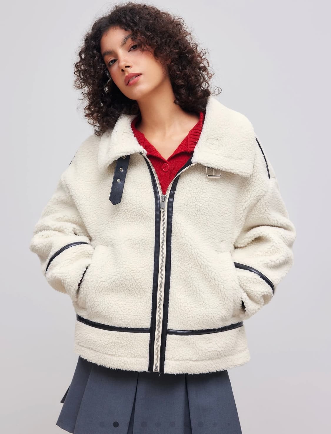 샵사이다  뽀글이 무스탕 상품이미지3