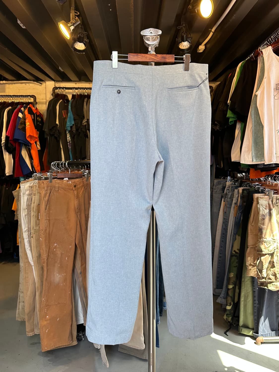 [36x32]Old Haggar 랩 트라우저 팬츠 소라색  36x32 상품이미지2