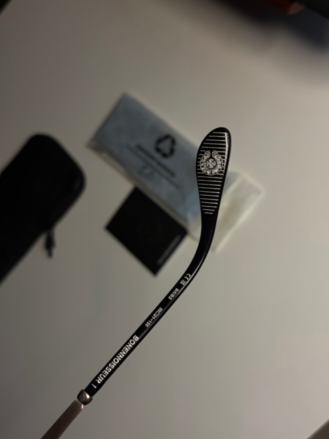 크롬하츠 보넨노이슈어 1 블랙 브러쉬드 실버 상품이미지4