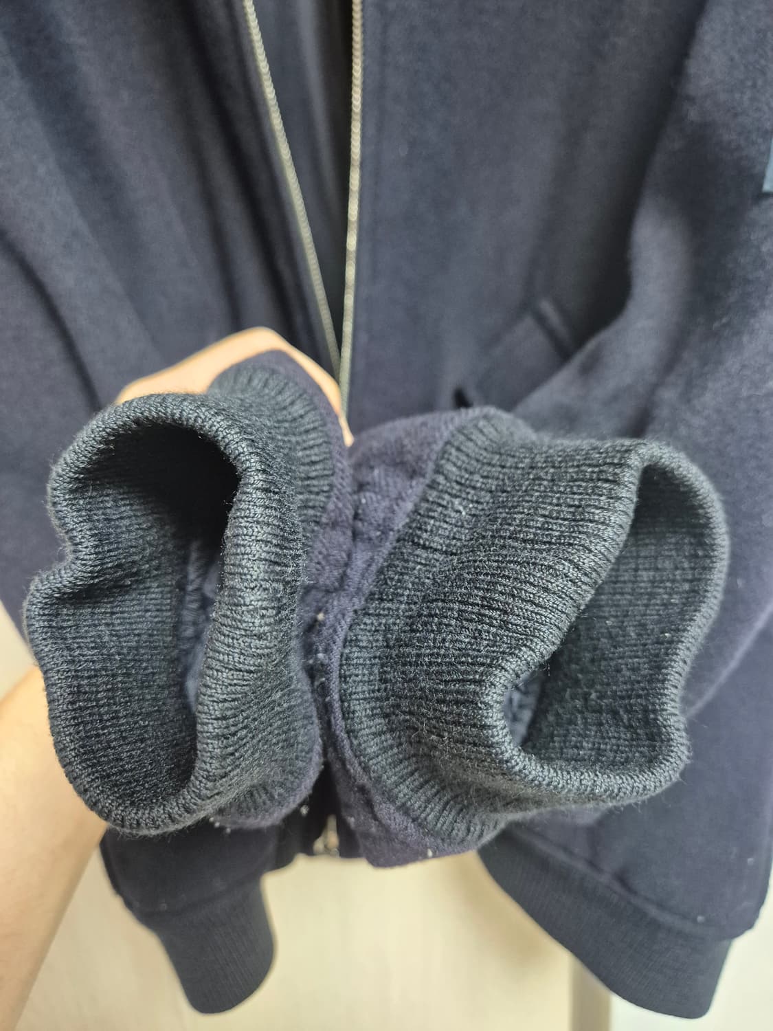 아페쎄 네이비 울 자켓 M 상품이미지3