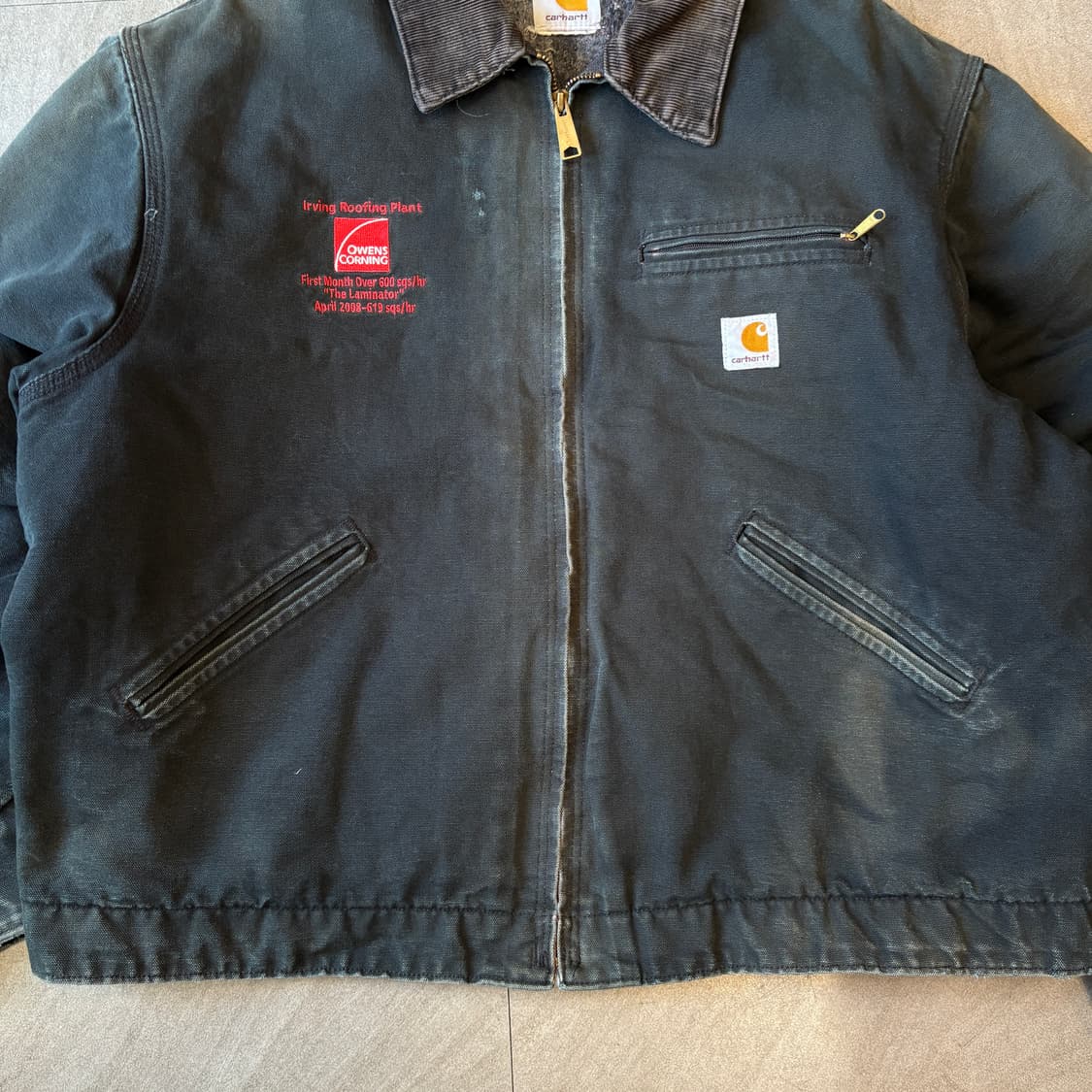 칼하트 정품 오리지널 디트로이트 블랙 자켓 상품이미지4