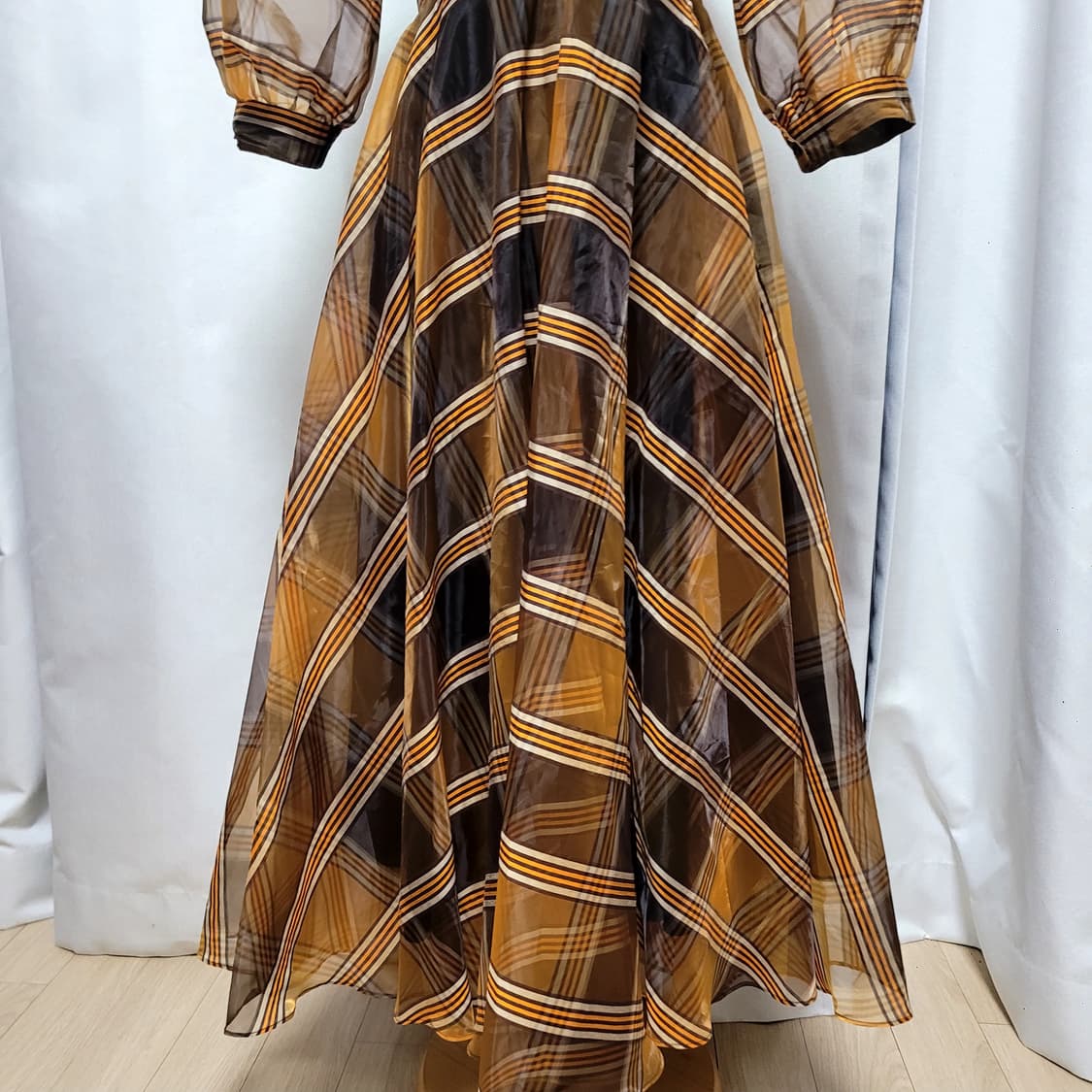 씨호린 체크원피스 상품이미지5