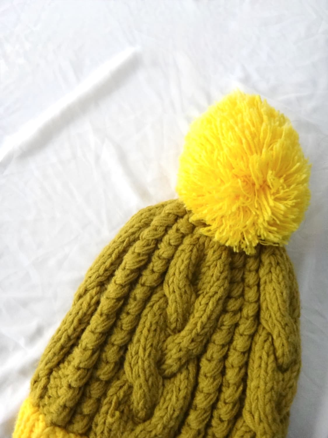 Bell point beanie / yellow 상품이미지3