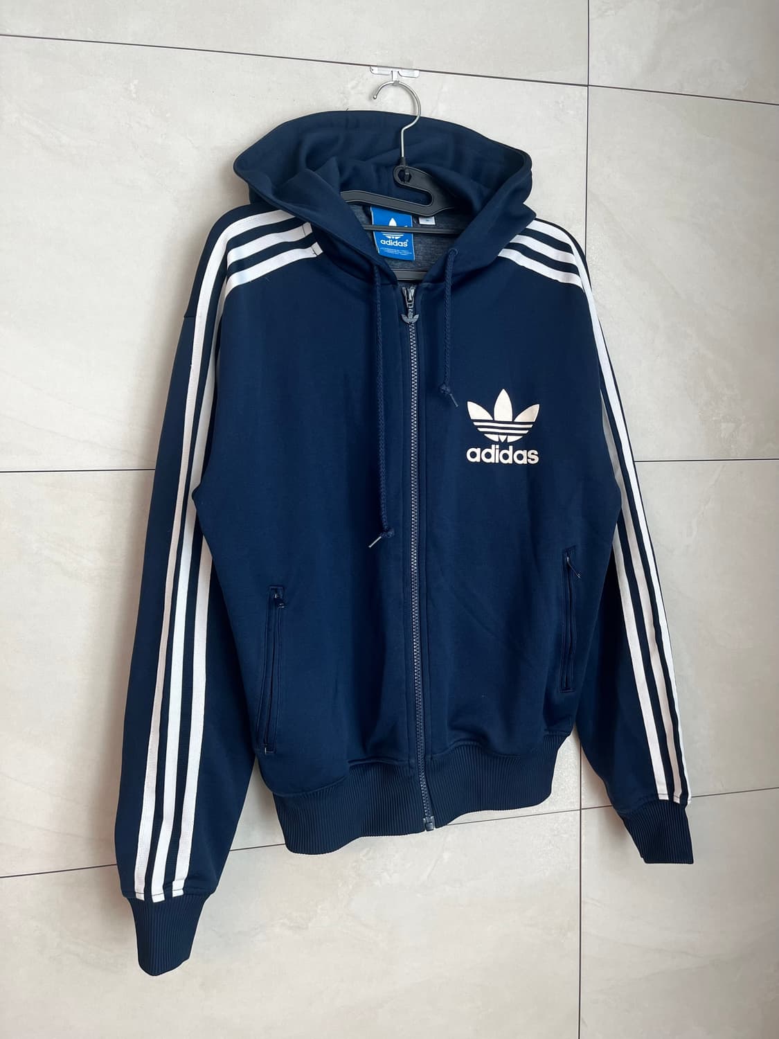 아디다스 파이어버드 대장 후드 져지 네이비 (M) 상품이미지3