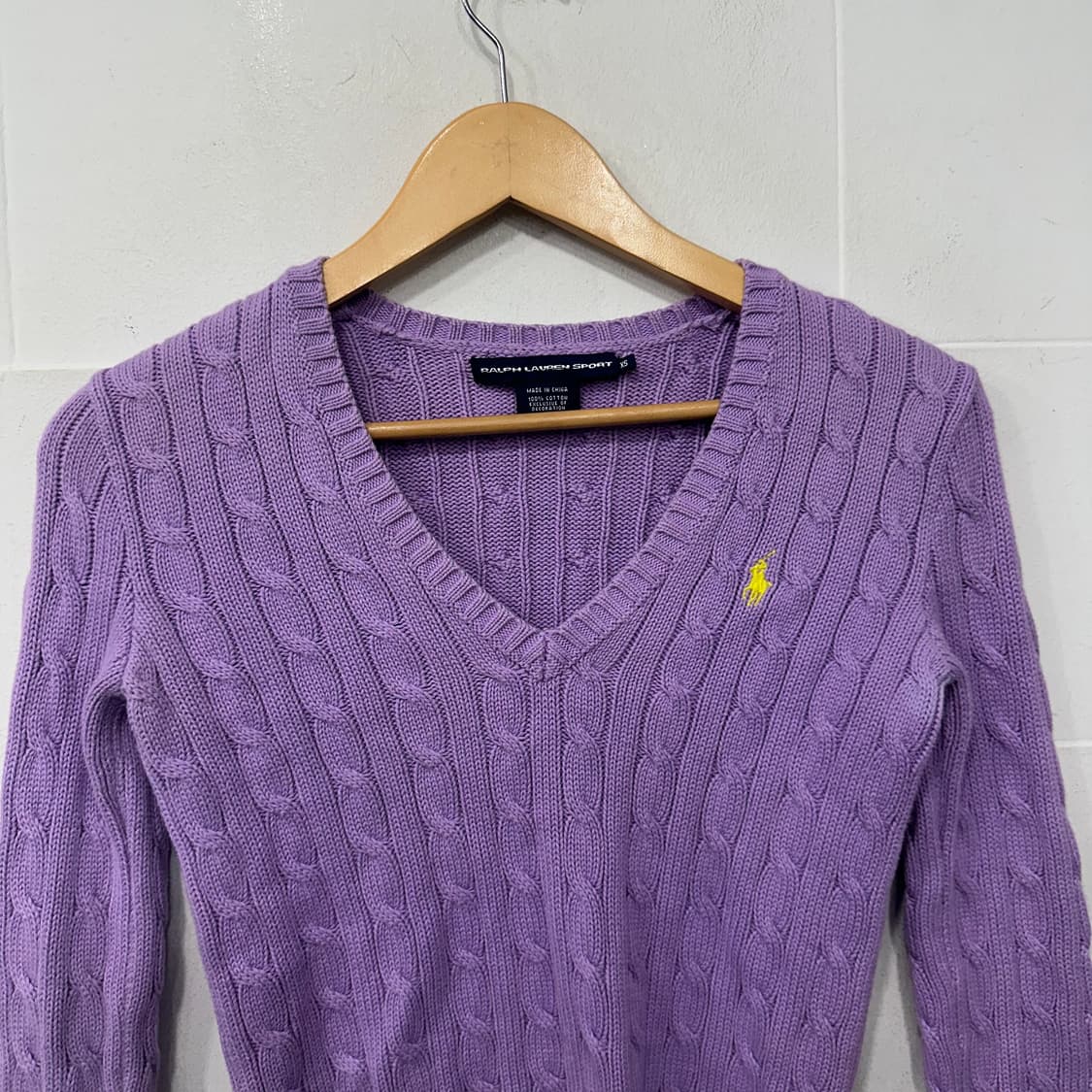 폴로 랄프로렌 꽈배기 니트 상품이미지2