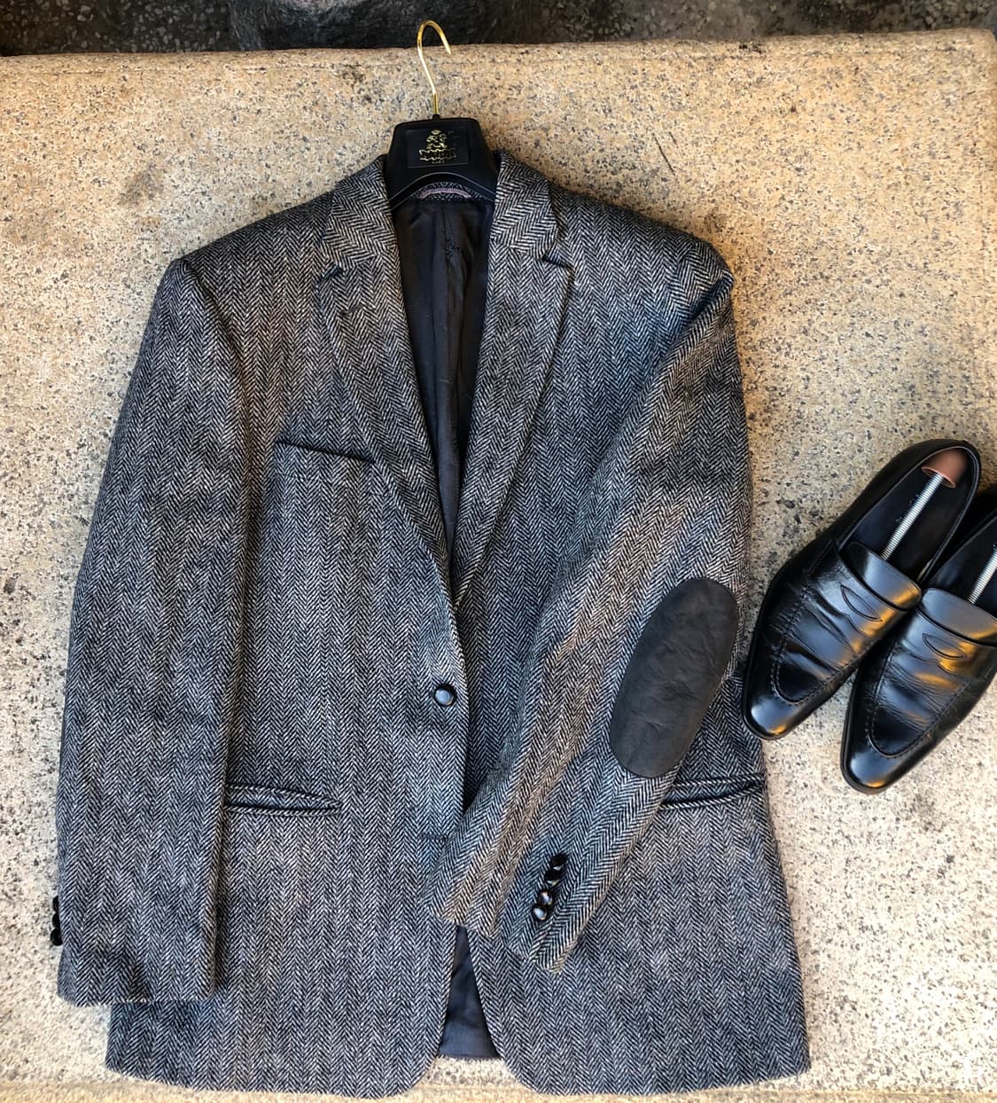 해리스트위드 자켓 상품이미지3