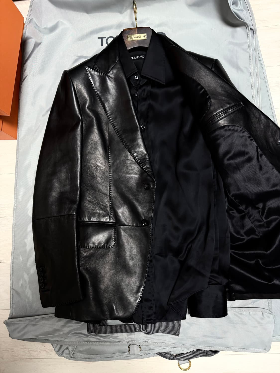 (명작,강추👍)톰포드 사토리얼 레더 블레이져 자켓 상품이미지2