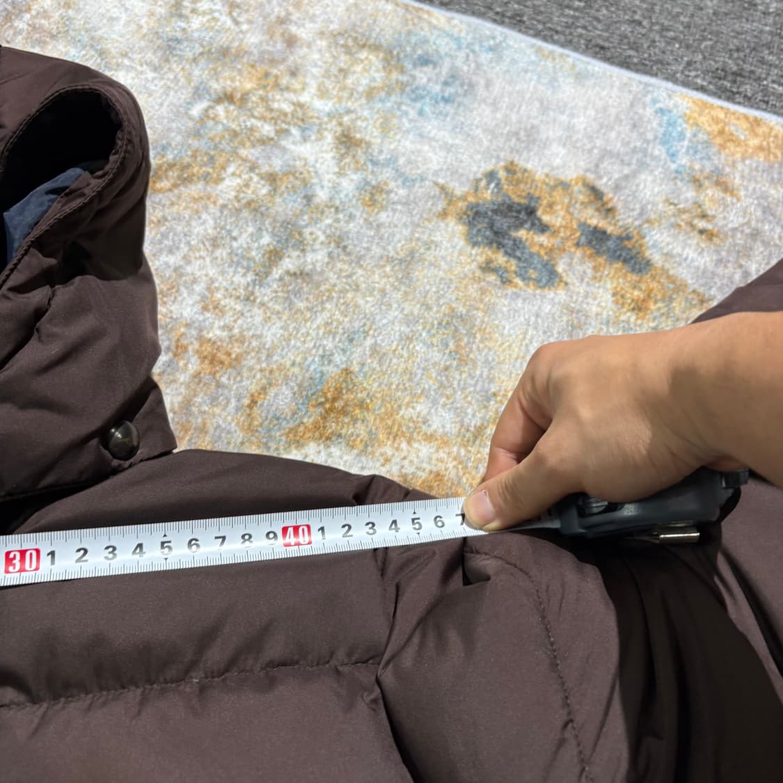 폴로 빈티지 브라운 후드패딩자켓 상품이미지8