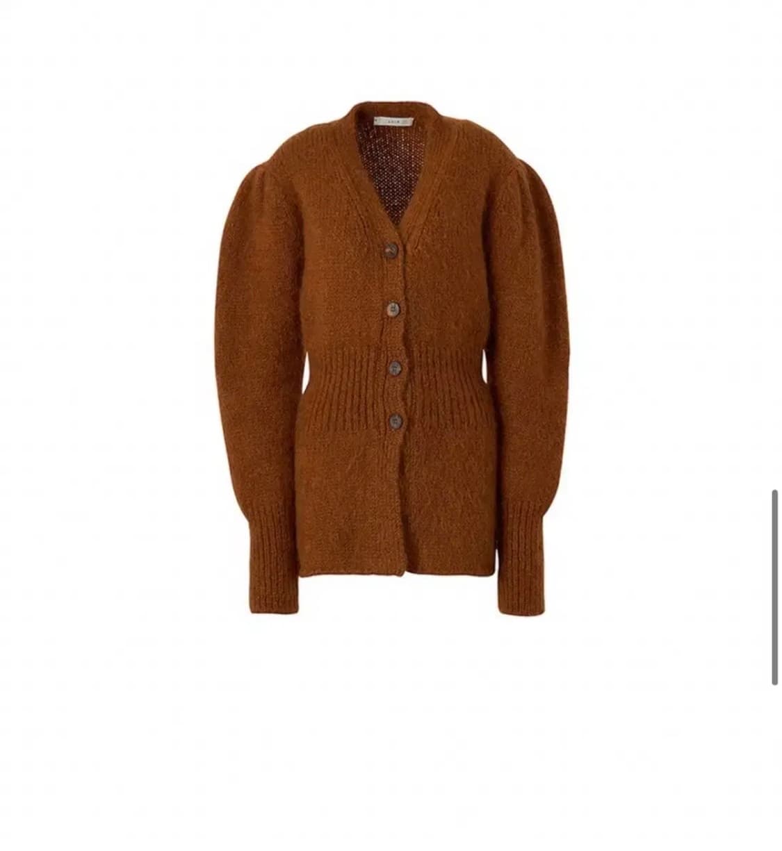 르비에르LVIR 립드 웨이스트 가디건 상품이미지2