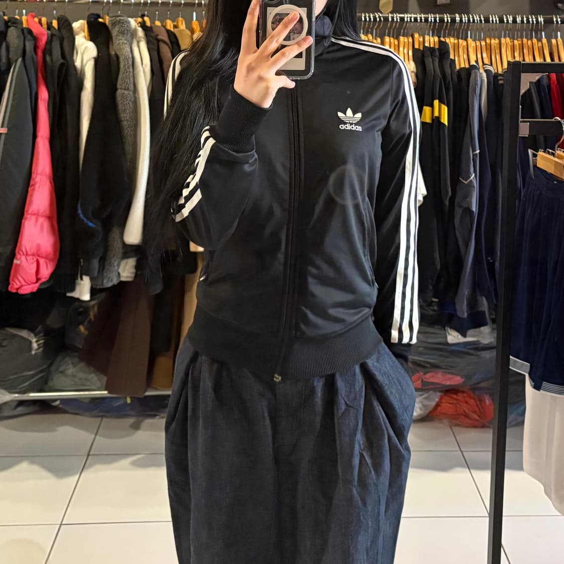 아디다스 파이어버드 블랙 트랙탑 져지 상품이미지2