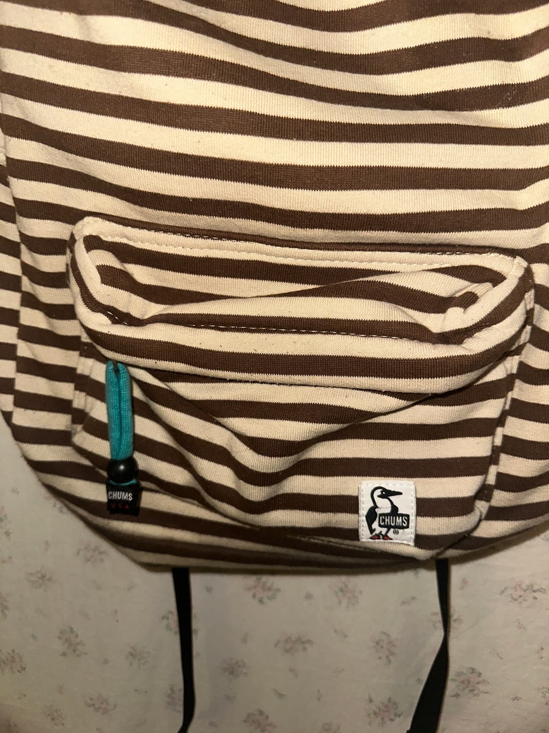 Chums 라떼 스트라이프 백팩 상품이미지7