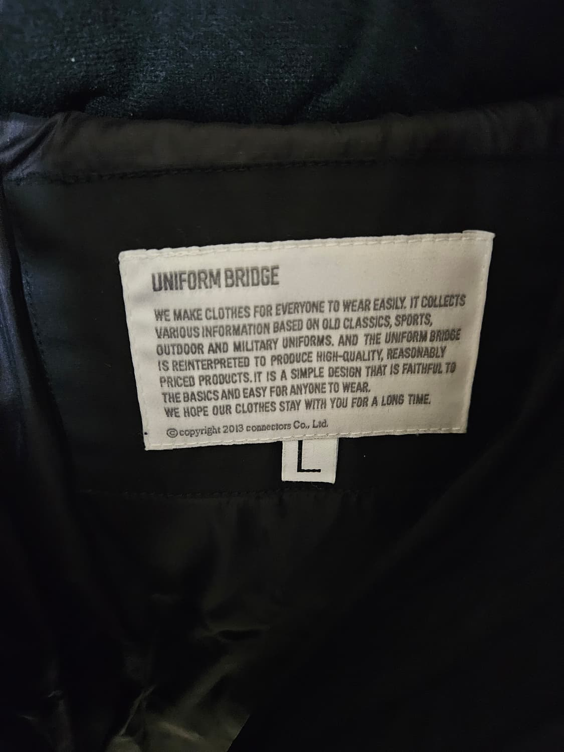 유니폼브릿지 21fw shelter down parka black 상품이미지10