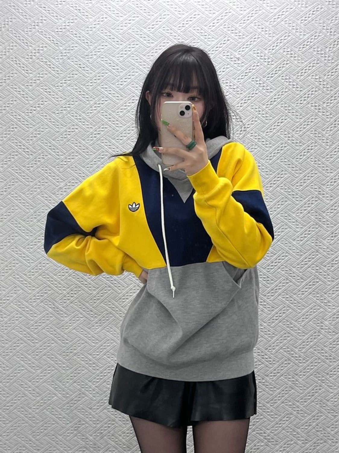 아디다스 올드스쿨 레트로 컬러블럭 후드티 S C09587 상품이미지1