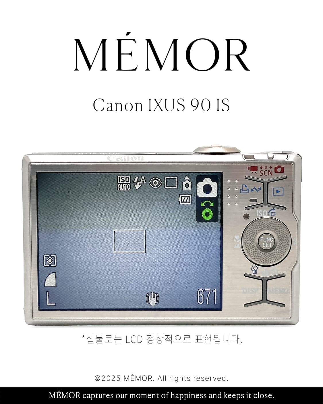 미야오 가원,유튜버,인플루언서 사용✨캐논 CANON IXUS 90 IS 상품이미지5