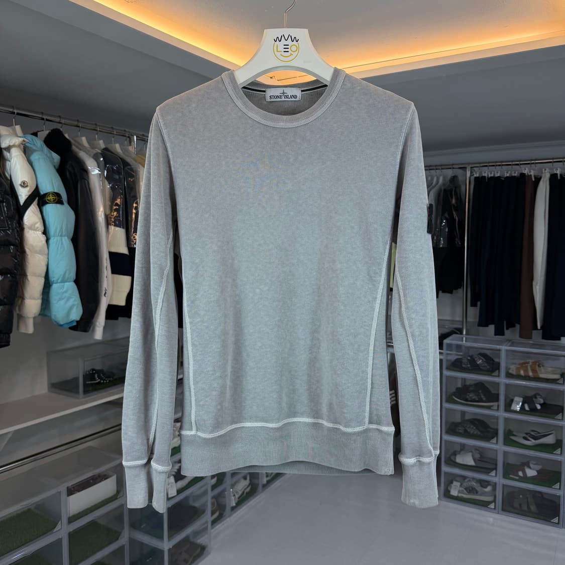 [리오브전포점] 스톤아일랜드 맨투맨 그레이 S 상품이미지2