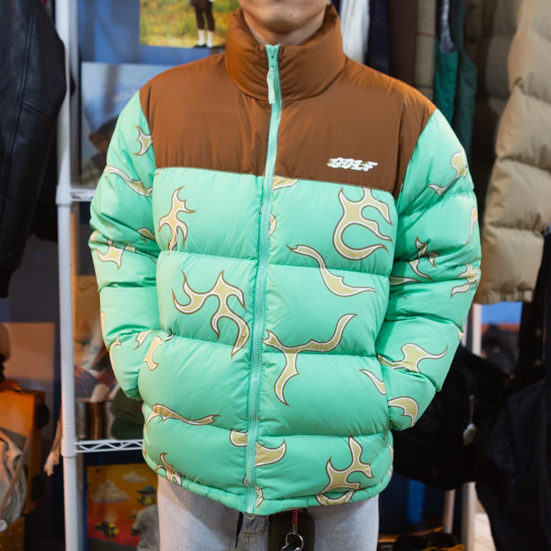 19FW 골프왕 플레임 푸퍼 자켓 민트 상품이미지1