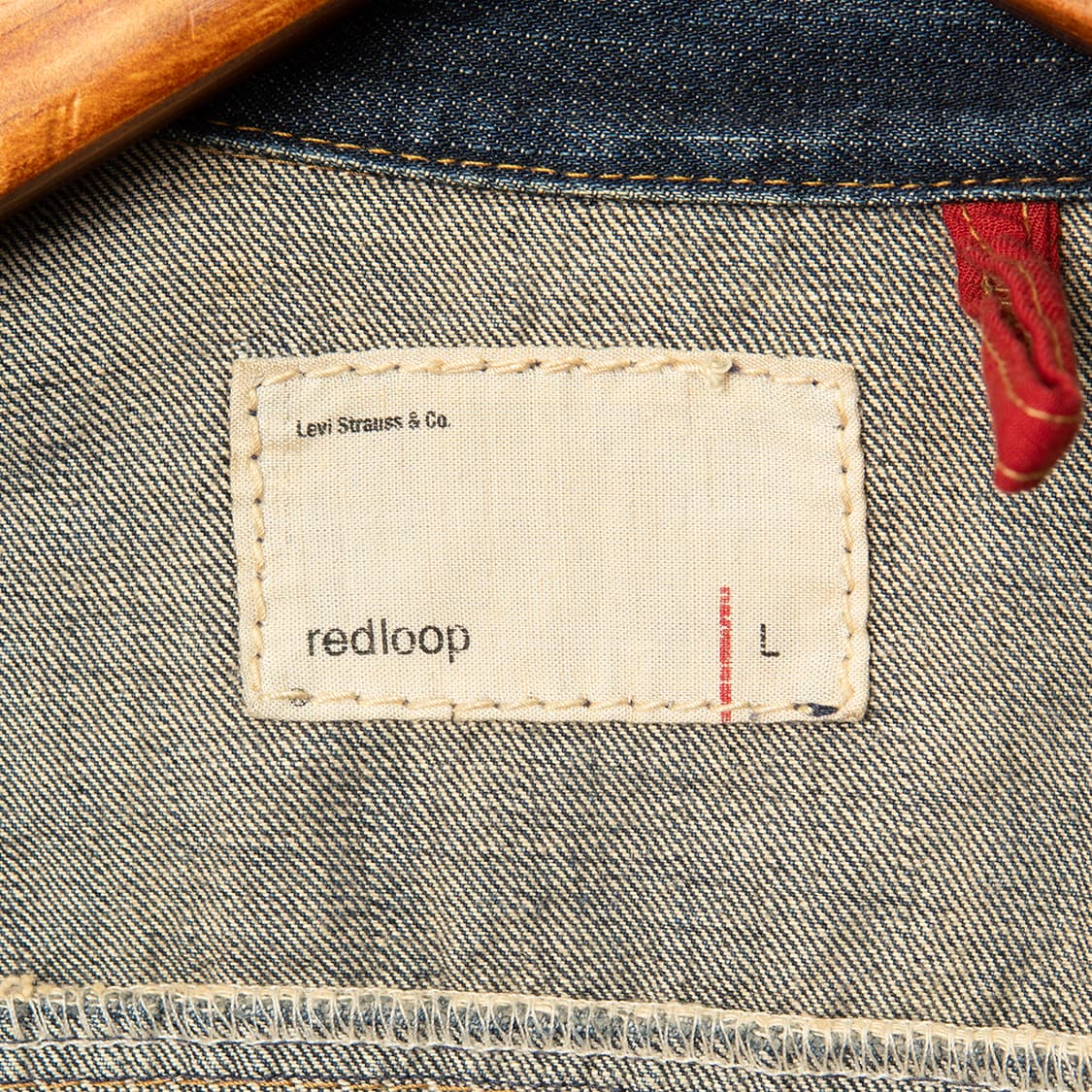 [98] 00s 리바이스 레드룹 새들스티치 데님 트러커 자켓  상품이미지6