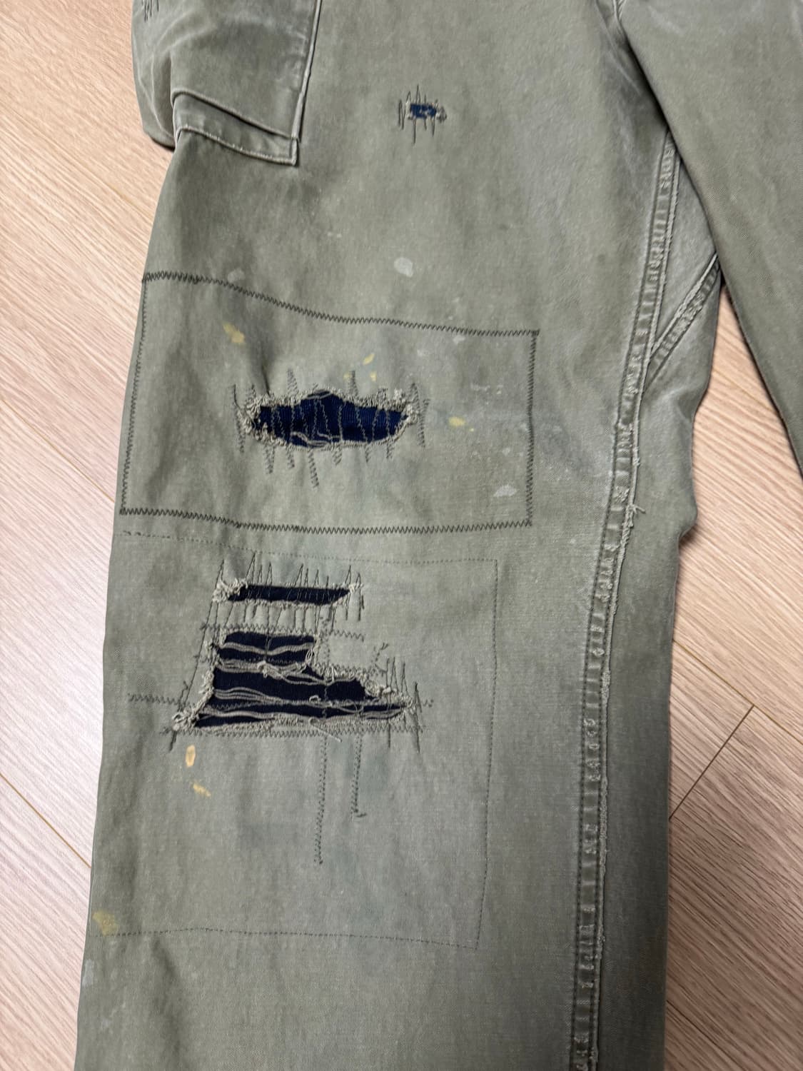 비즈빔 visvim 19aw veterans pants crash 베테랑 상품이미지4