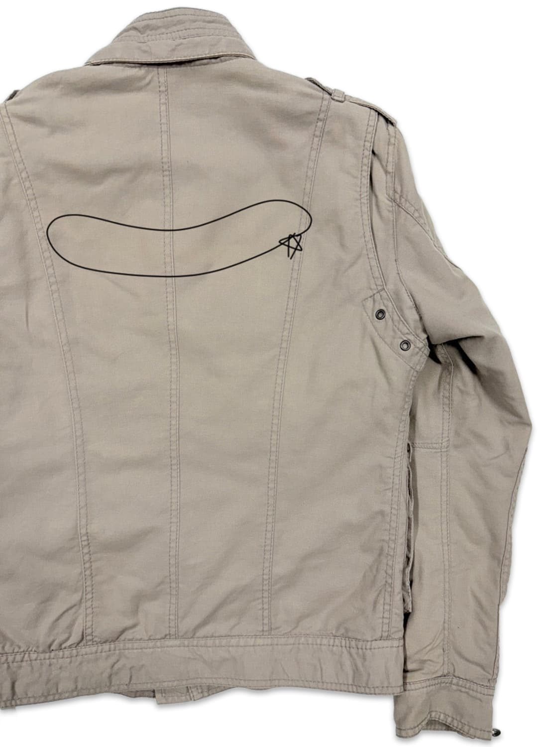 빈티지 Nicole Club for Men 베이지 후크 자켓 상품이미지7