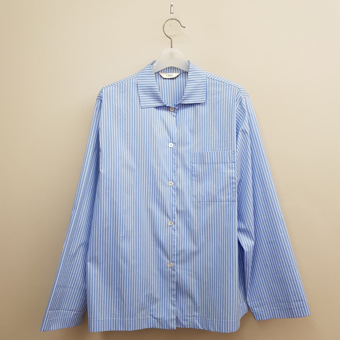 오르 2023 스트라이프 코튼 루즈핏 셔츠 Free사이즈 상품이미지1