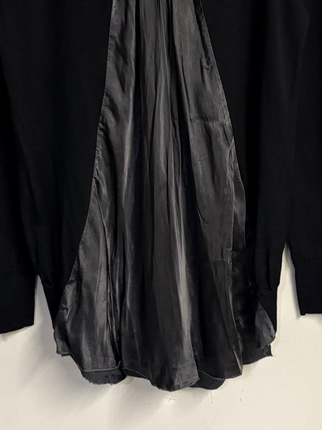 SACAI LUCK back pleats cardigan black 2  상품이미지6