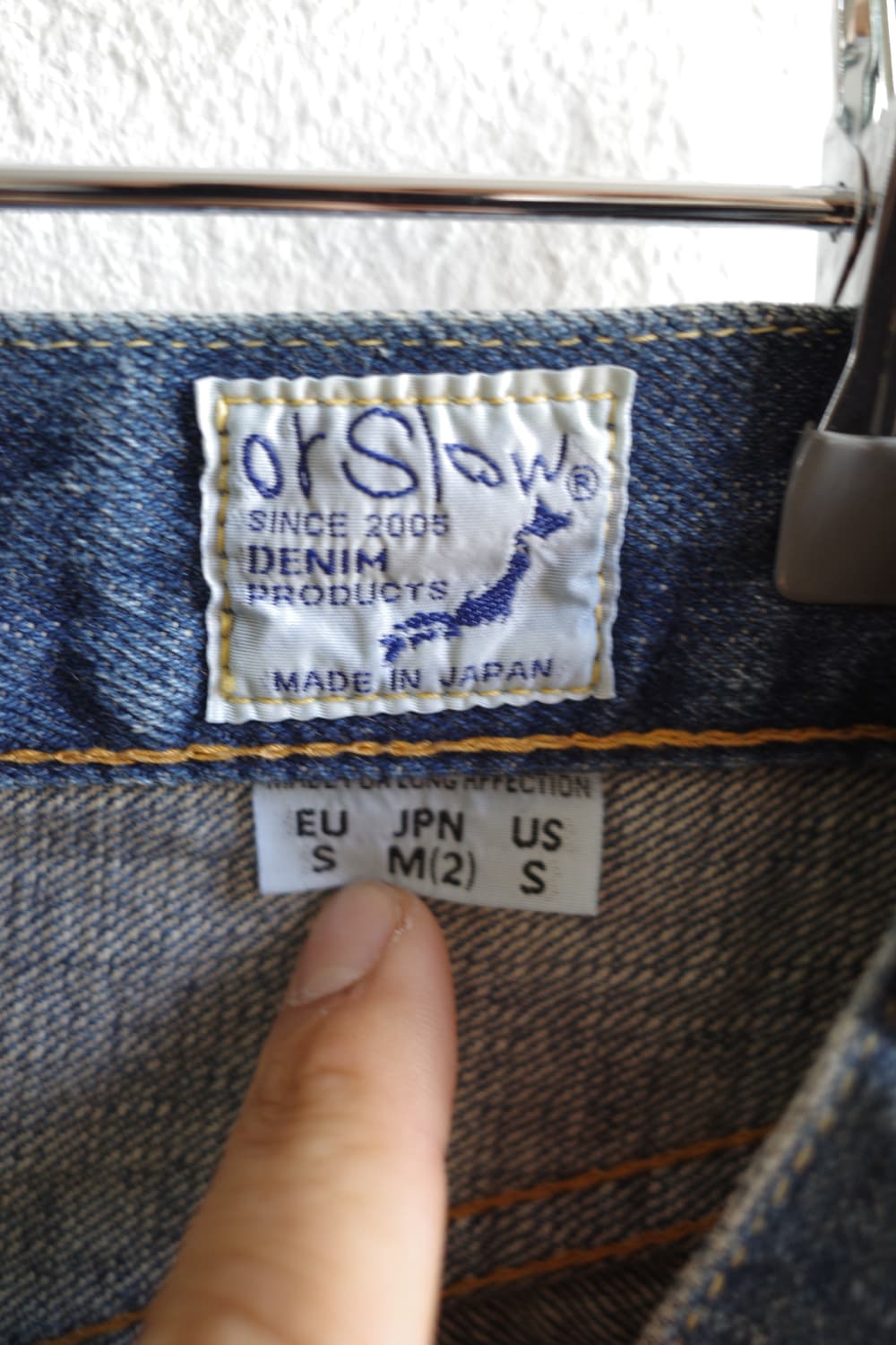 오어슬로우 107 2year 셀비지 데님 팬츠 상품이미지10