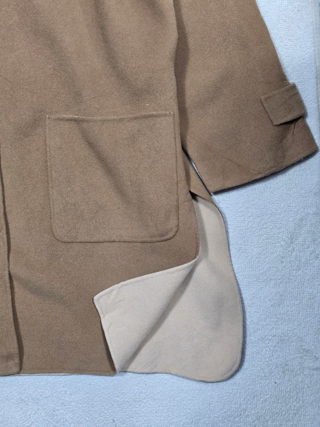 위크엔드 막스마라 후드 버진울 코트 상품이미지3