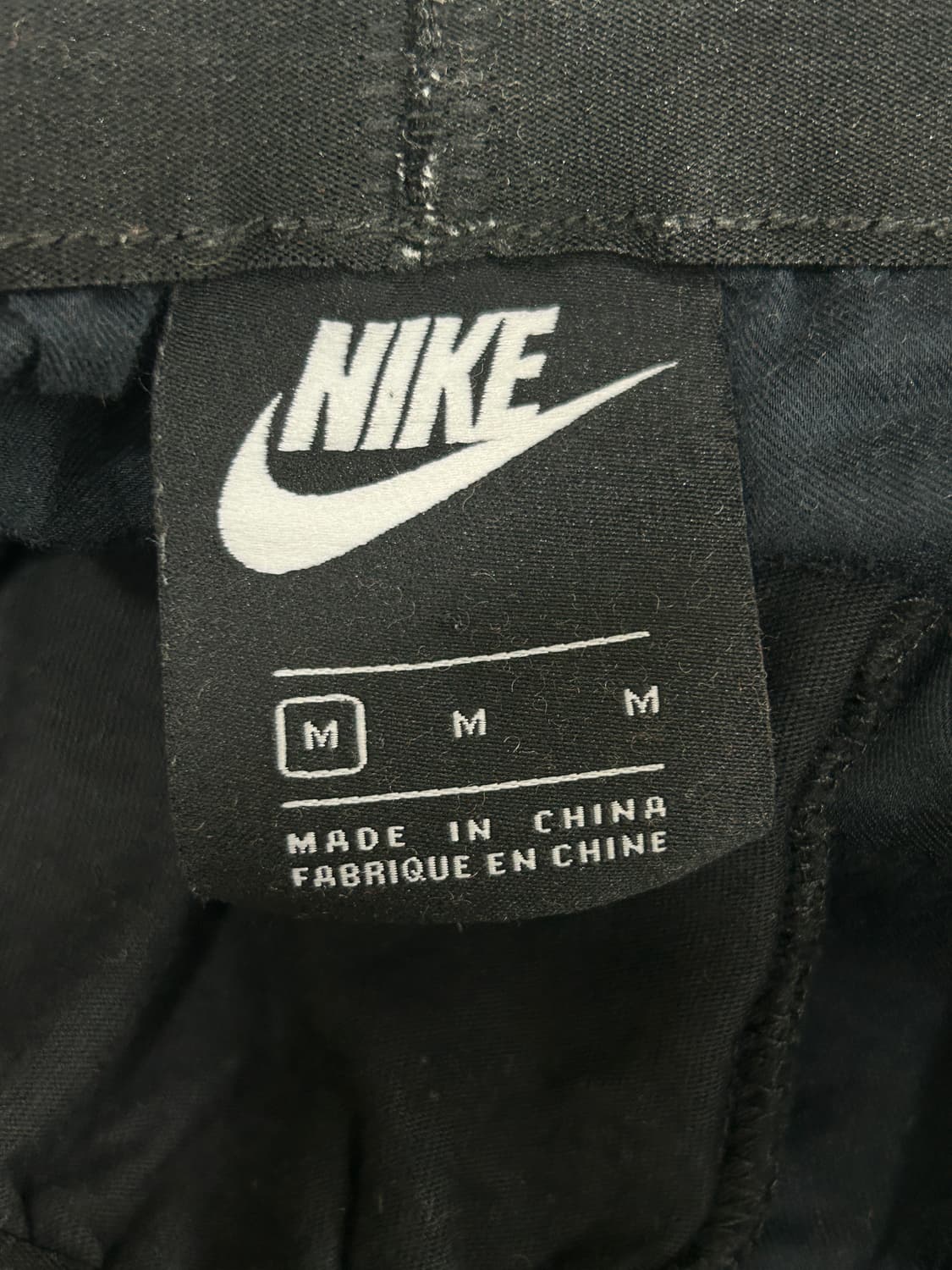 나이키 우븐팬츠 블랙 나일론 트레이닝 바지 여성 M 상품이미지5