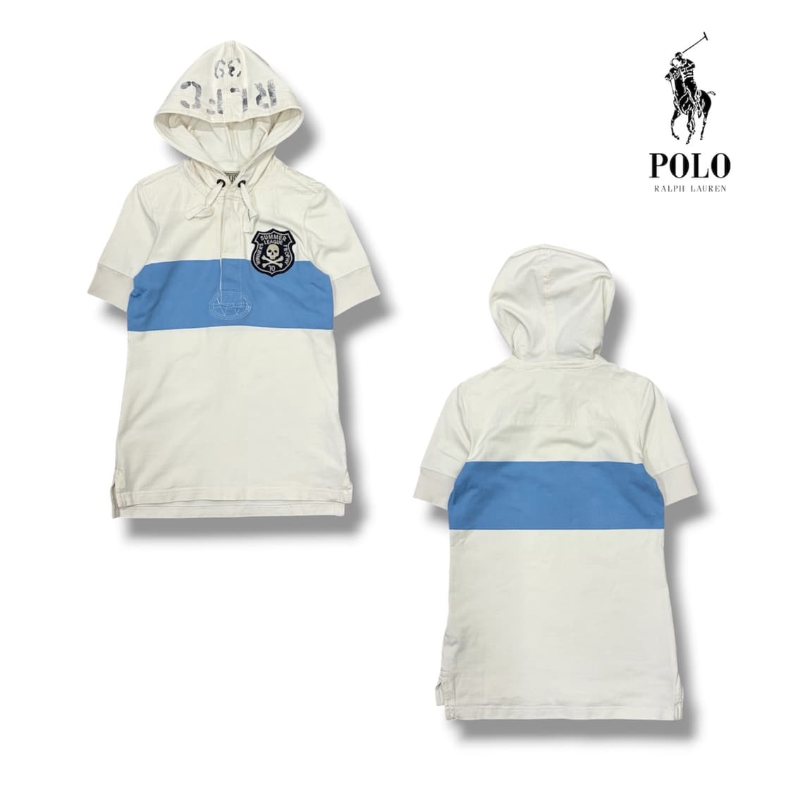 럭비 랄프로렌 반팔 후드티 상품이미지2