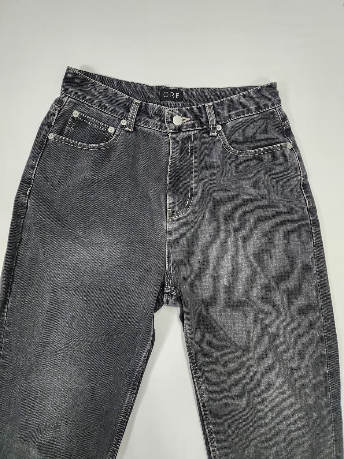ORE 오어 블랙 데님 팬츠 상품이미지3