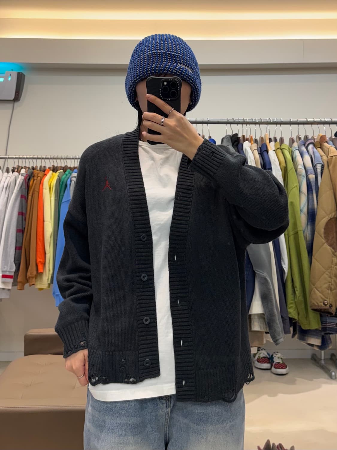 나이키 조던 디스트레스드 가디건 상품이미지7