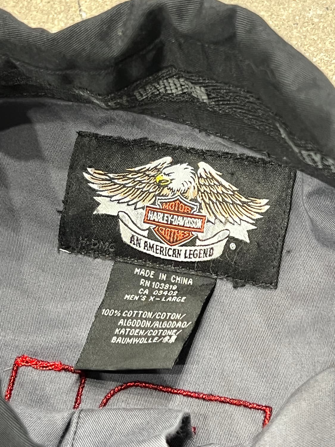 할리데이비슨 모터사이클 빅로고 반팔셔츠 상품이미지6