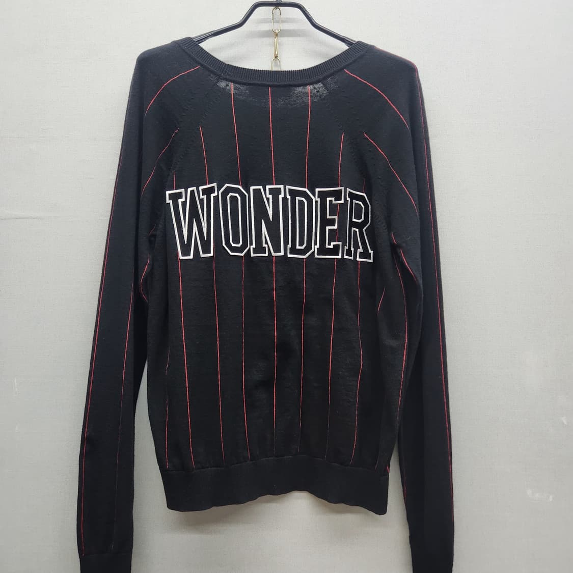 산드로 스펠아웃 스트라이프 코튼 니트 2(S~M) 상품이미지1