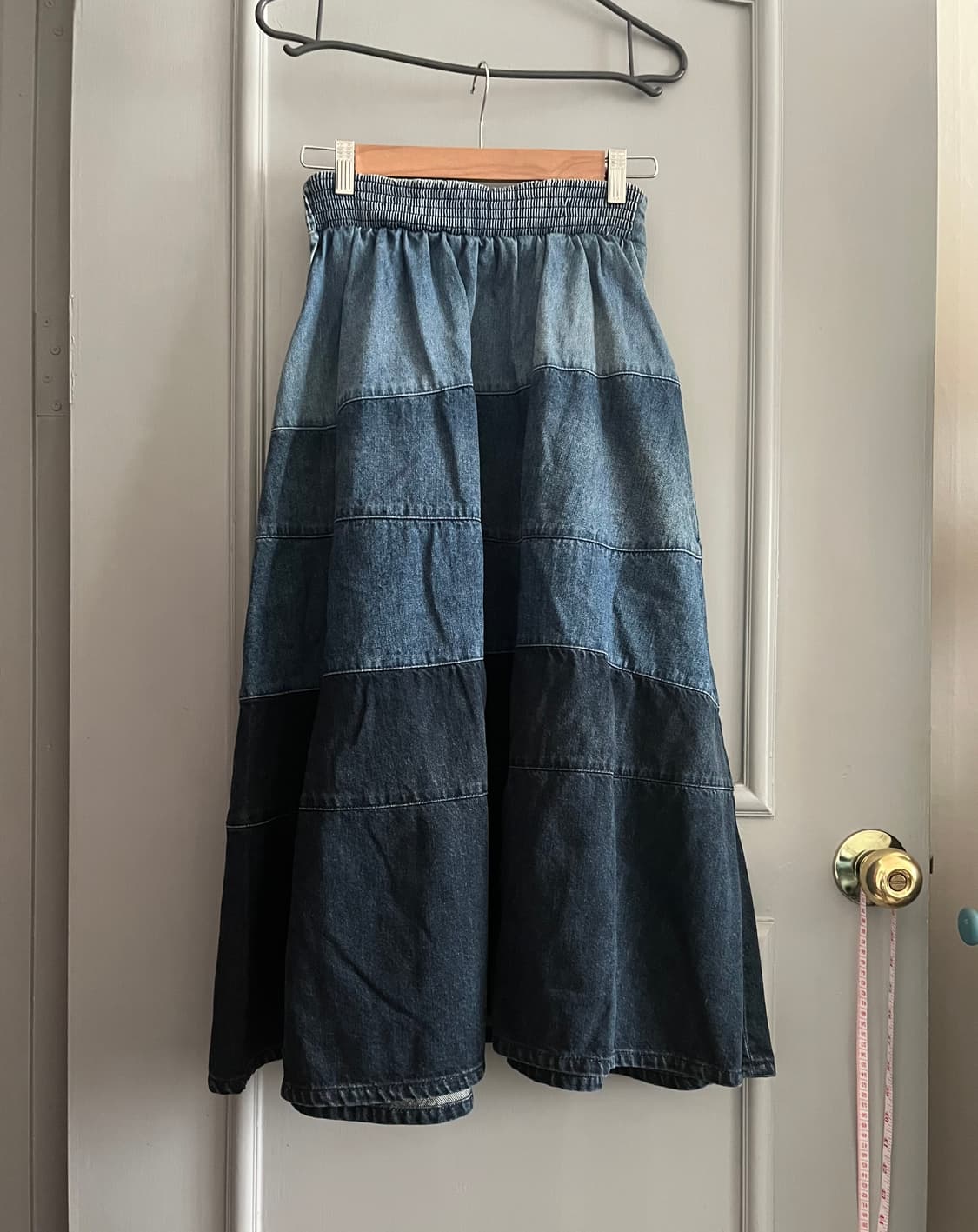 타임 데님 스커트 호칭 64-94사이즈 상품이미지1