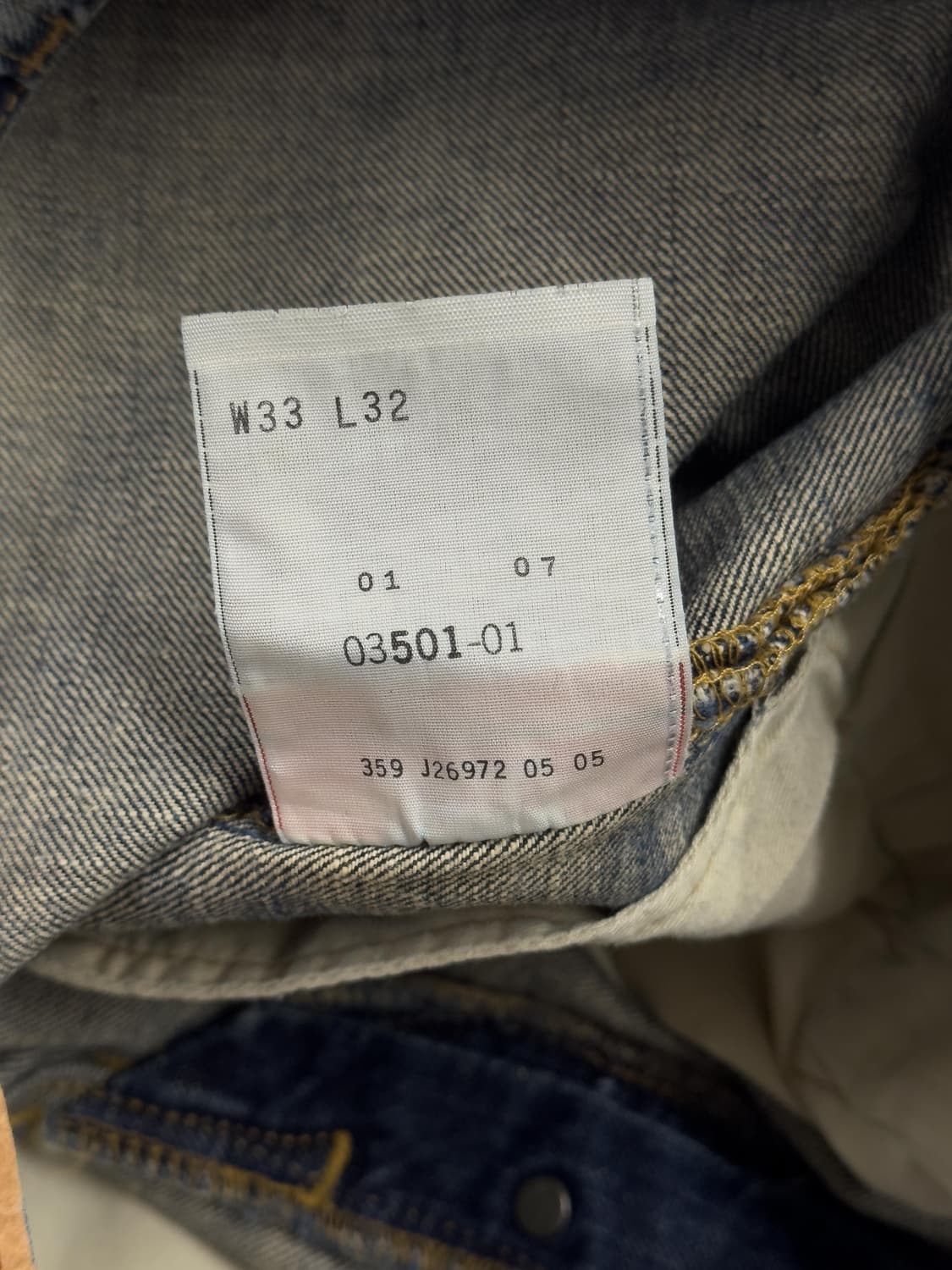 리바이스 501 데님 팬츠 상품이미지6