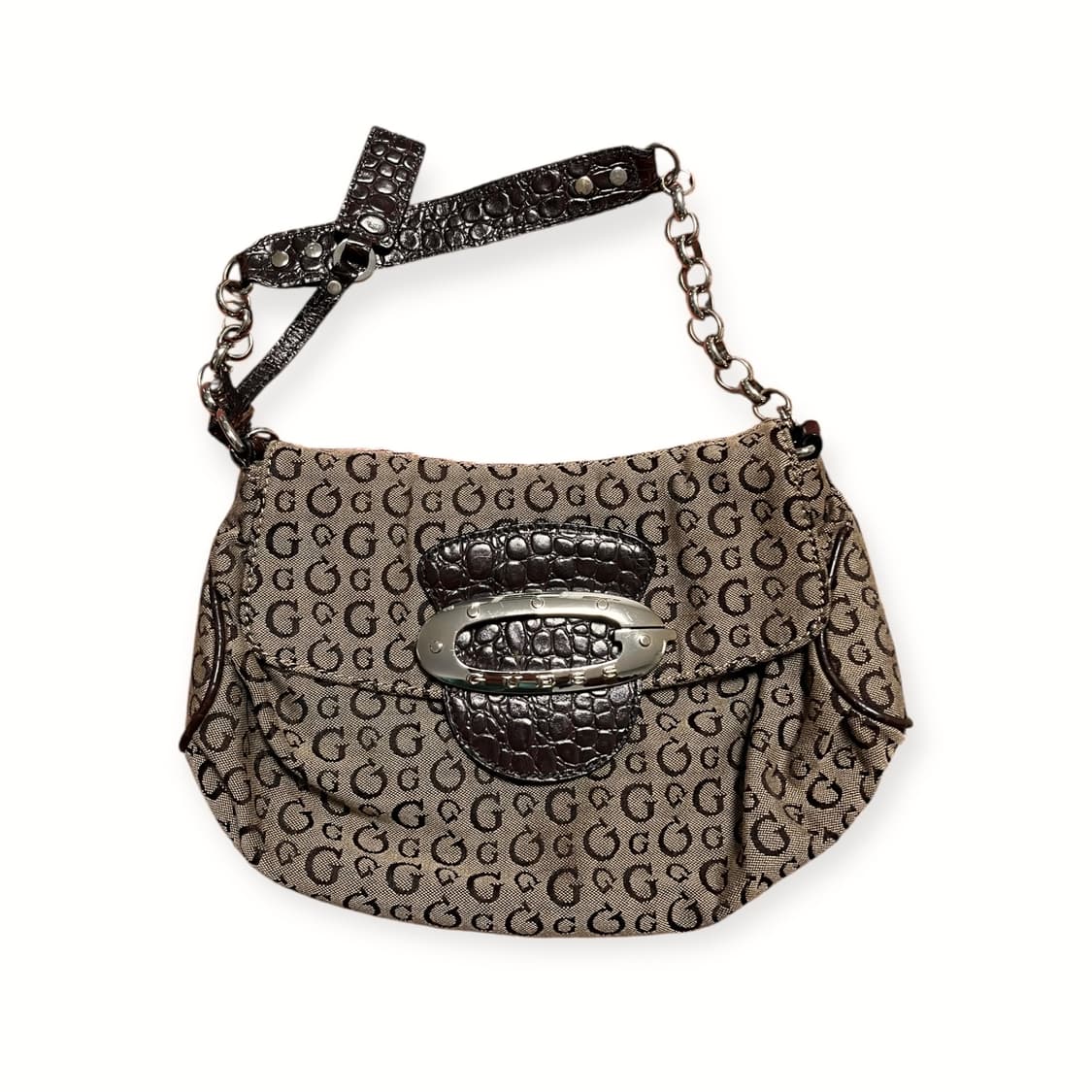 GUESS 게스 Vintage Brown Sho 상품이미지1