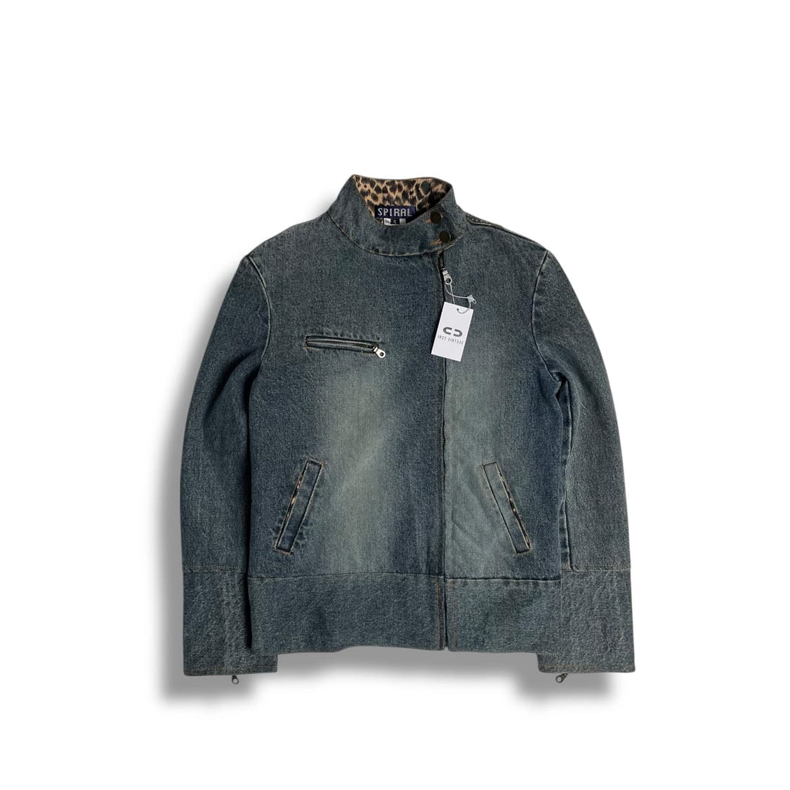 Spiral 언밸런스 데님 자켓 상품이미지1