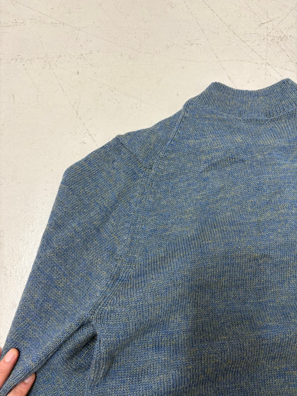 80‘s LL Bean British wool Sweater. 상품이미지6