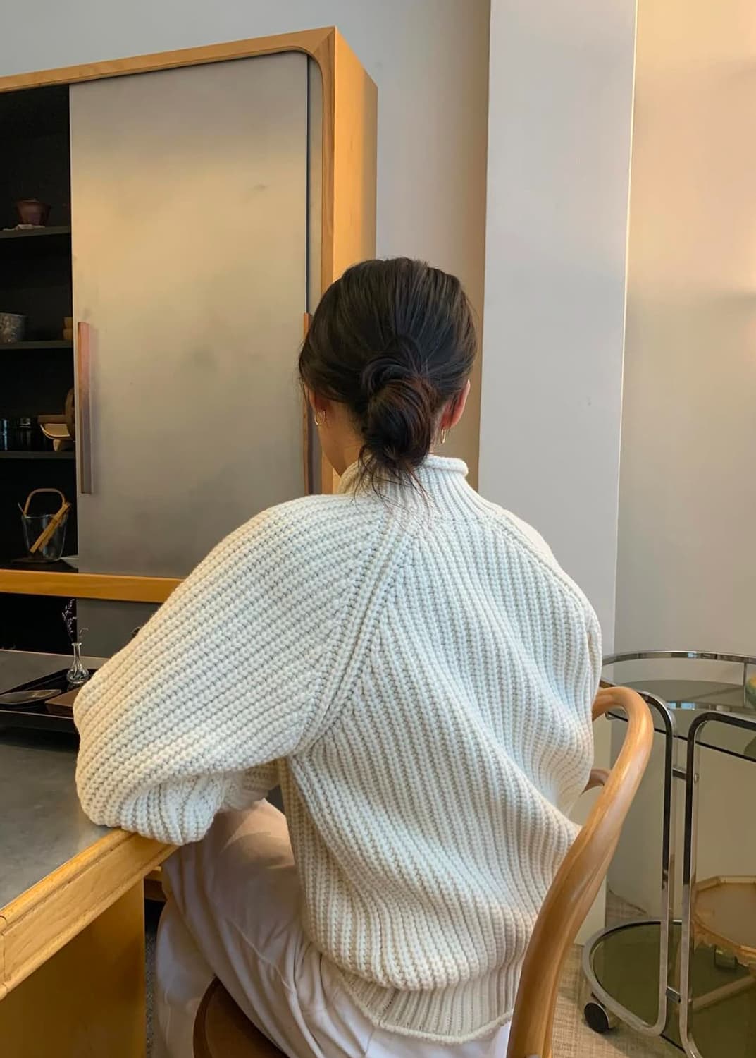 르누이 아이보리 니트 상품이미지3