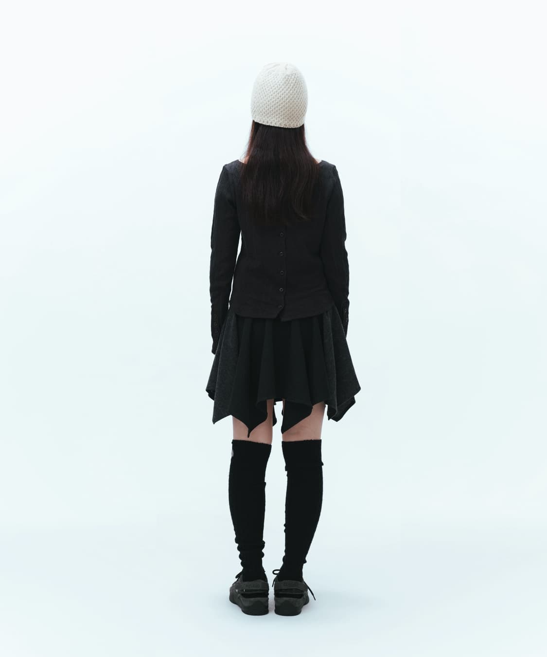 코이세이오 2WAY LONGSLEEVES CHARCOAL 상품이미지3